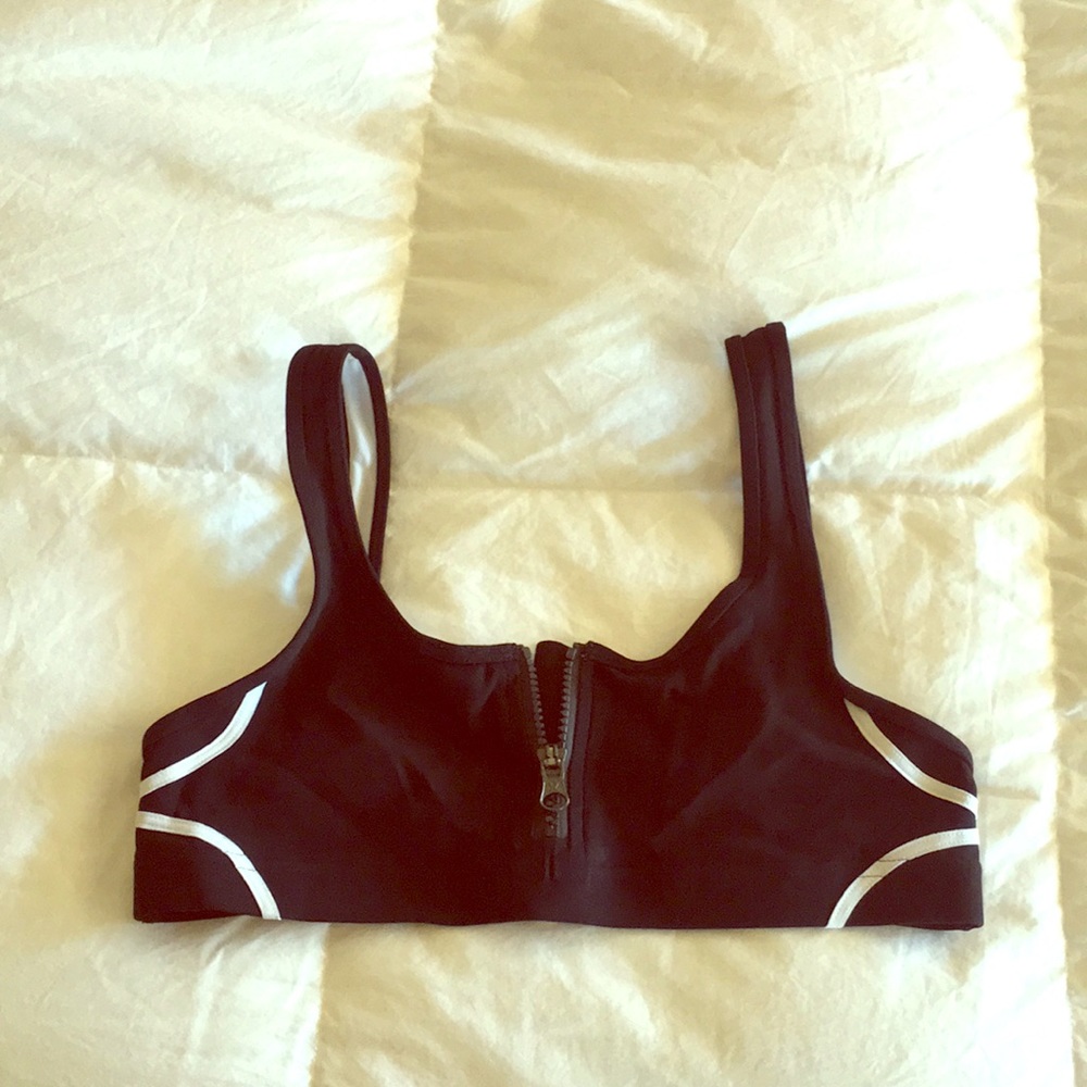 Lululemon zip sports bra/swim sz6